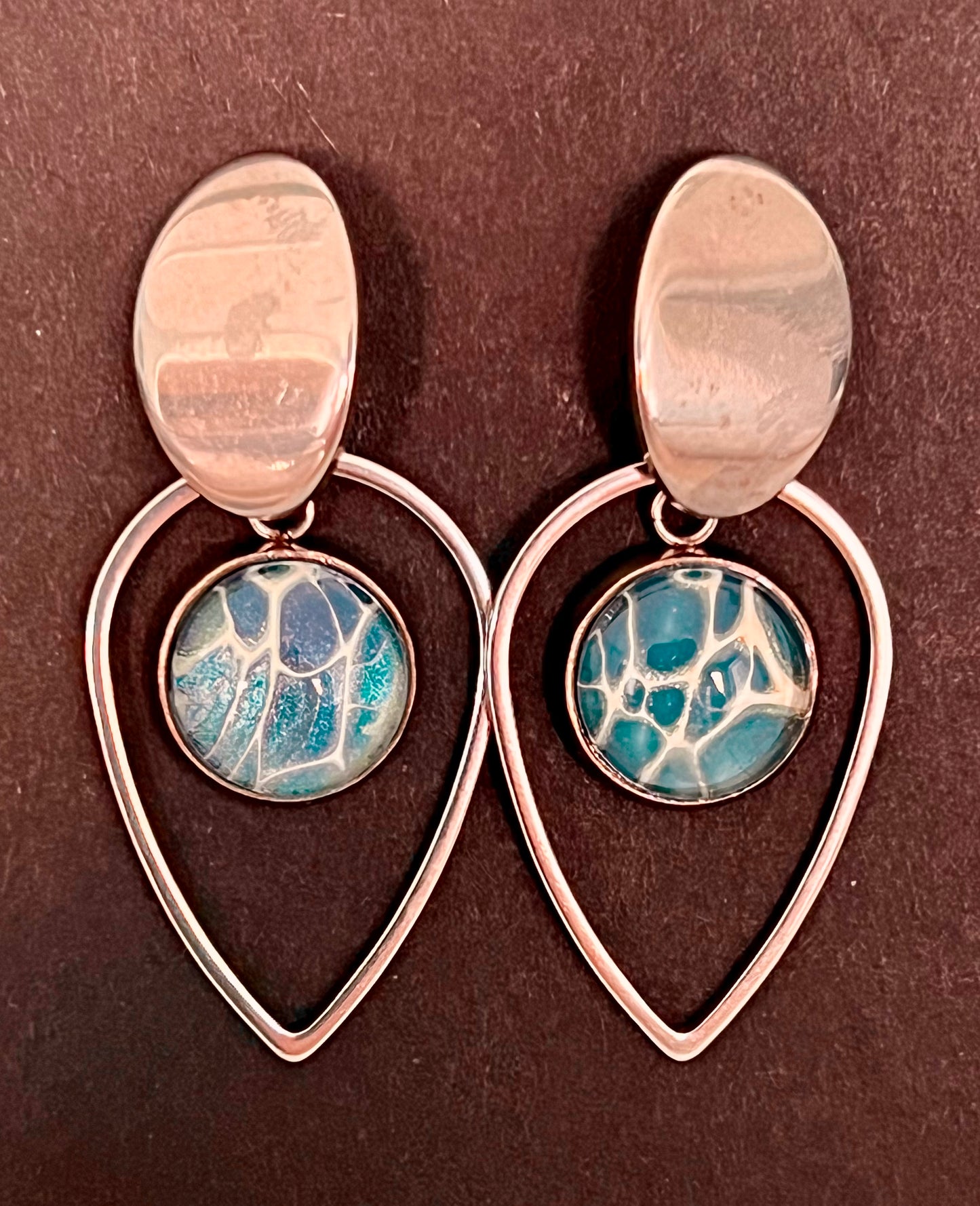 Blue earrings