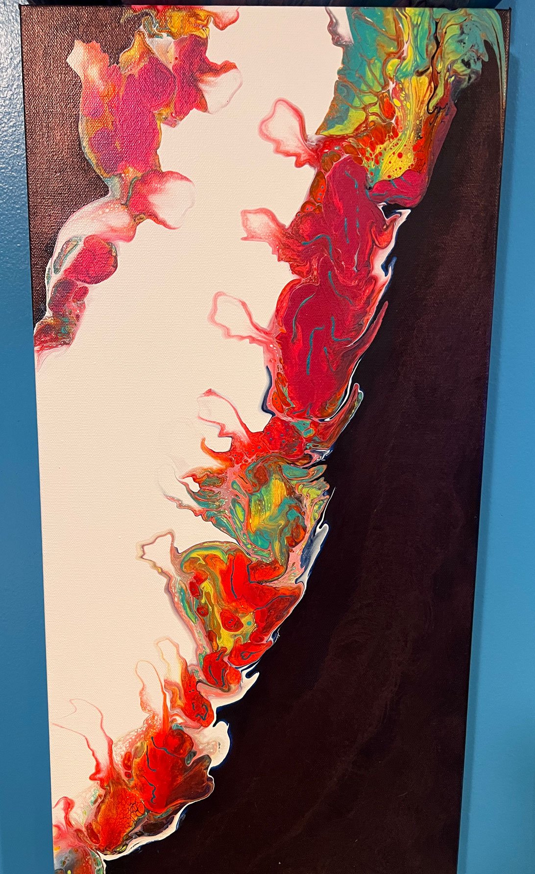 Handmade Wall Art: Aflame