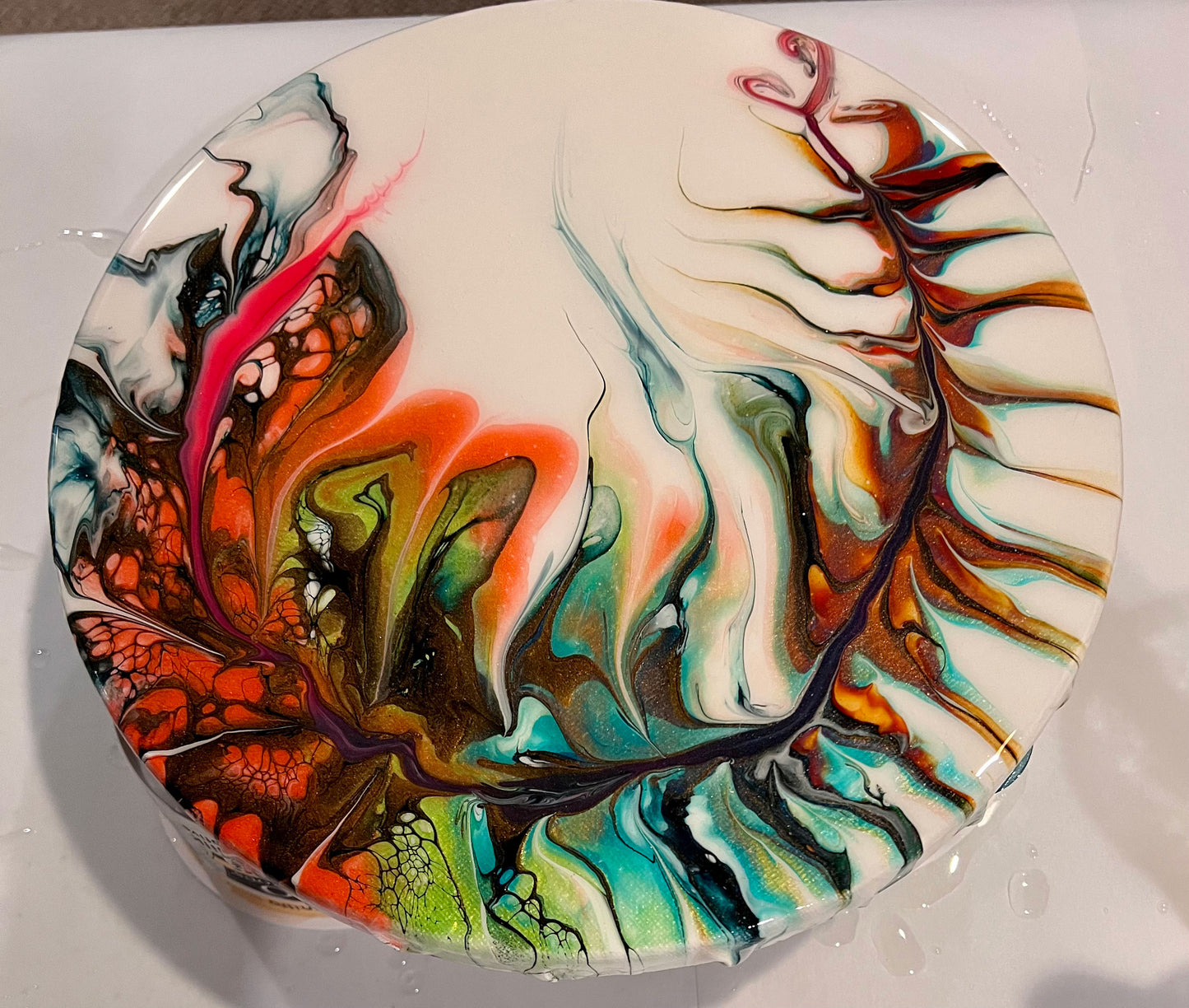 Bloom Feather Handmade Wall Art