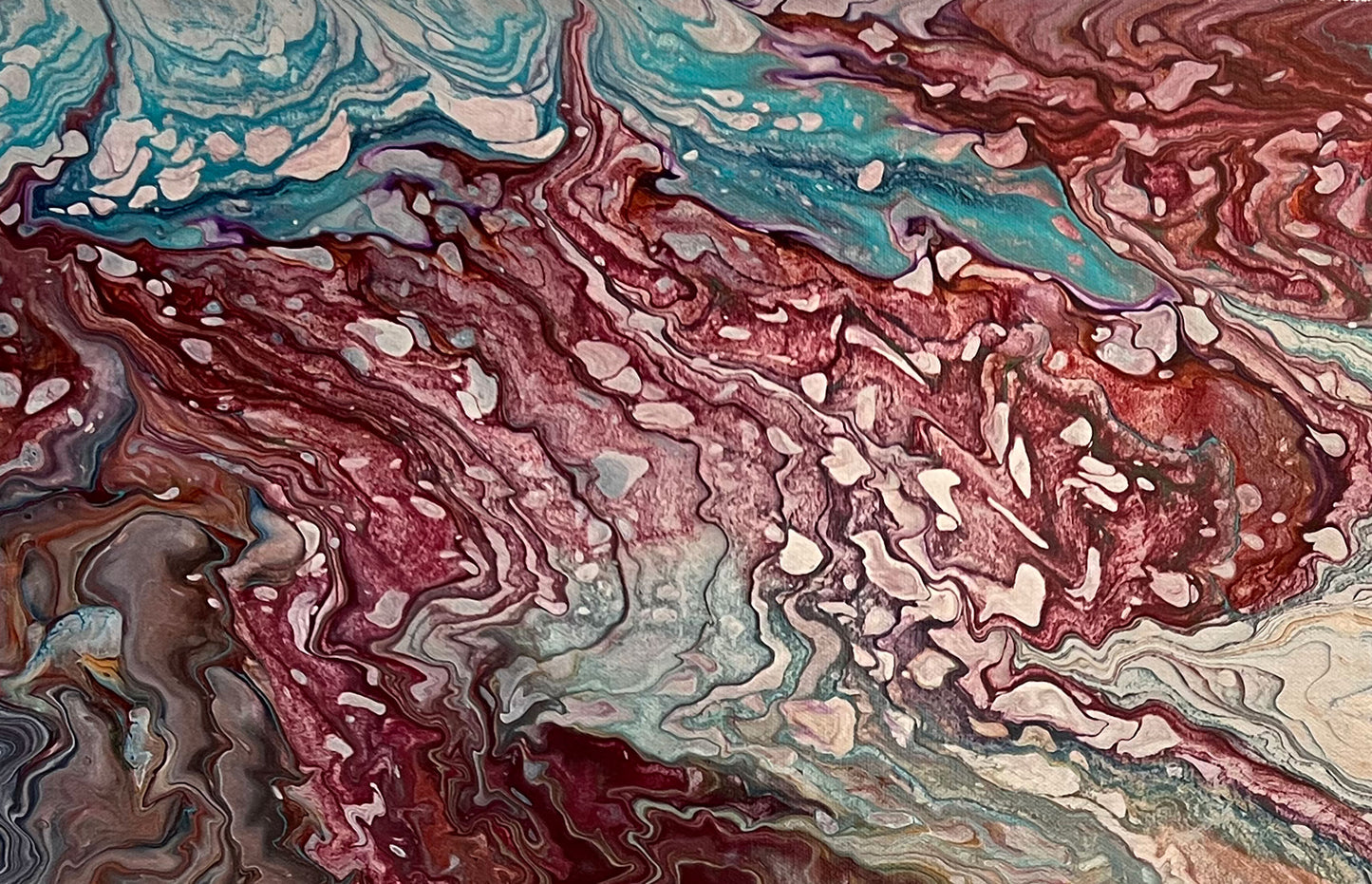 Life is a Series of Squiggles Handmade Painting
