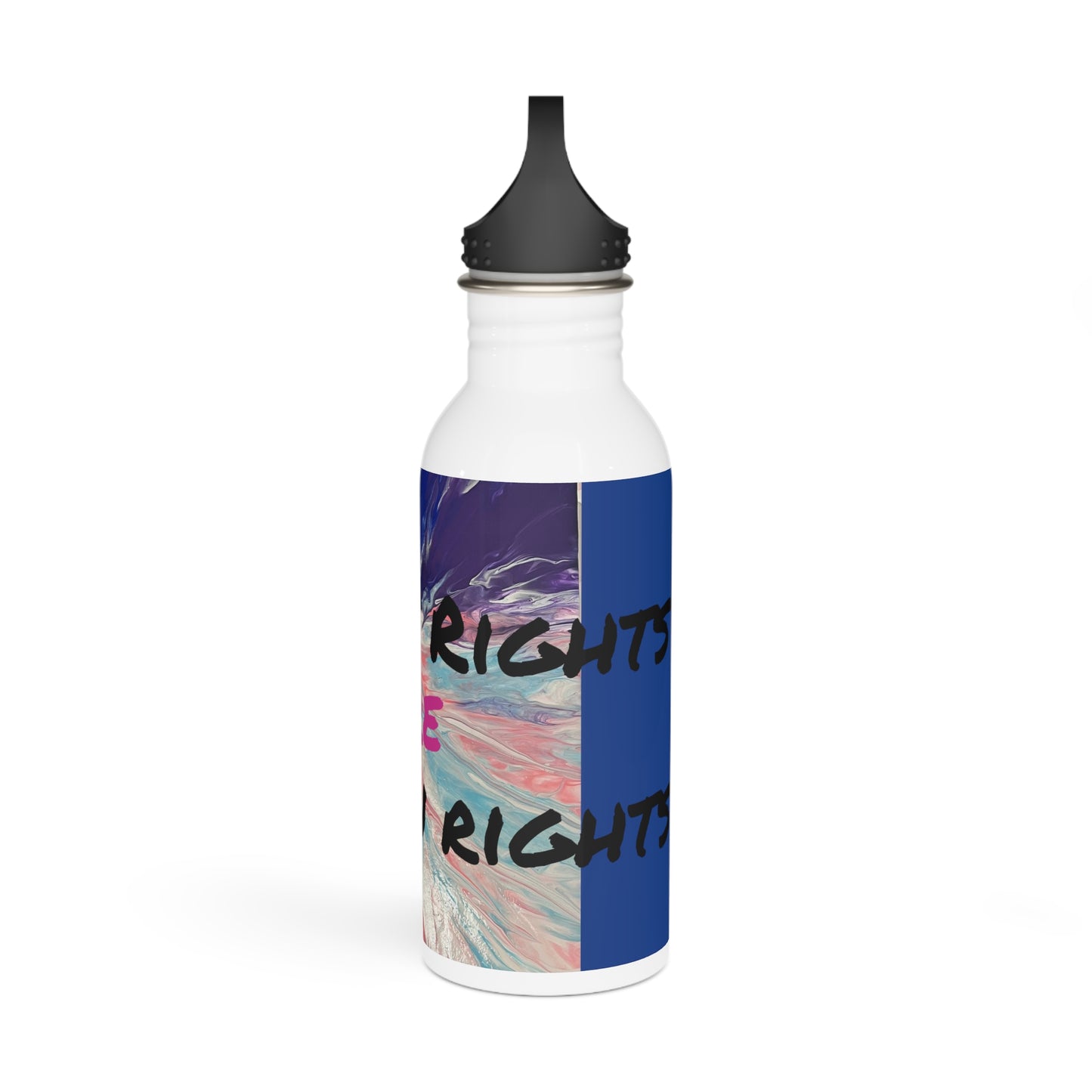 Trans Rights are Human Rights Stainless Steel Water Bottle