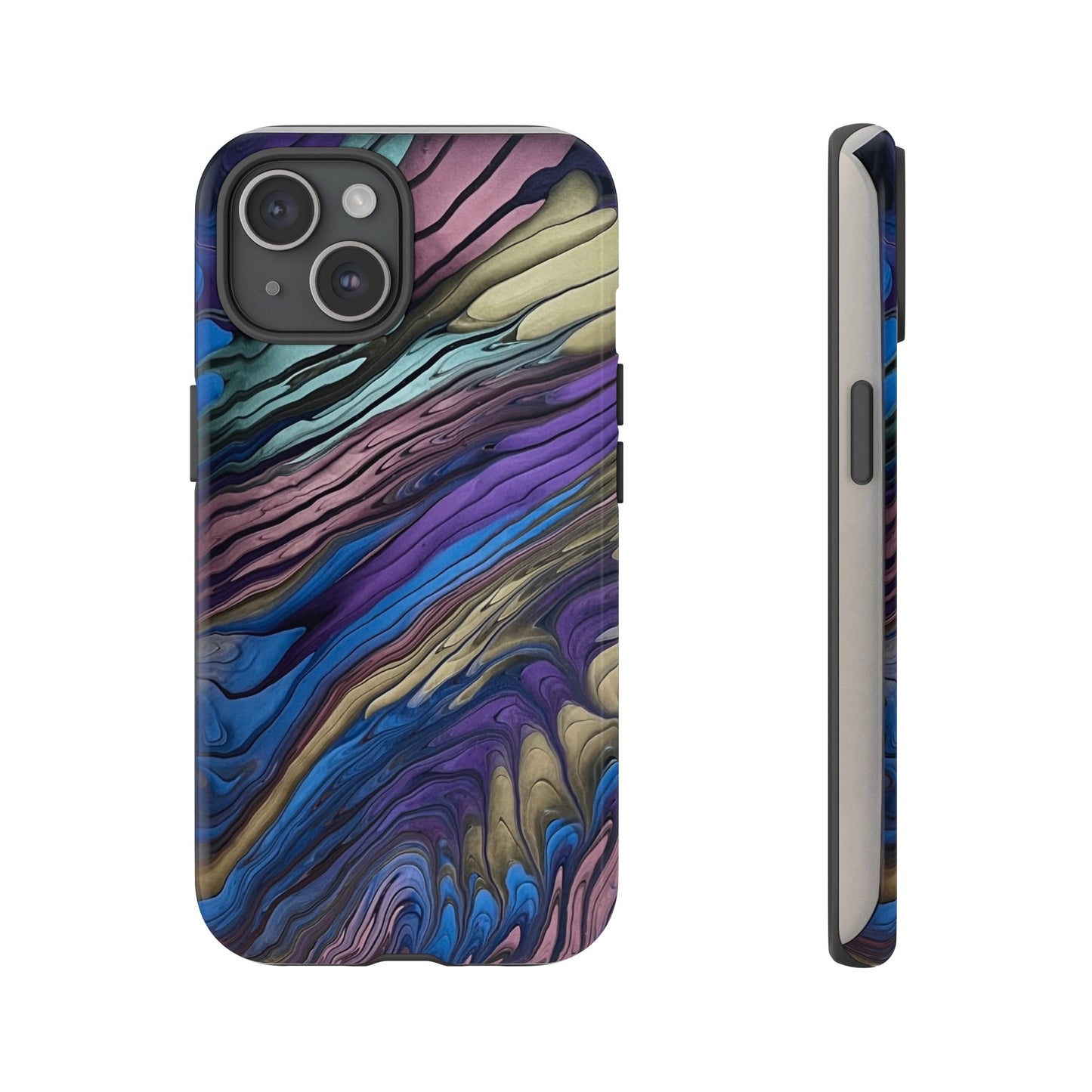 Tough Phone Cases  - Black, Purple, Red, Gold - Iphone, Samsung, Google Pixel