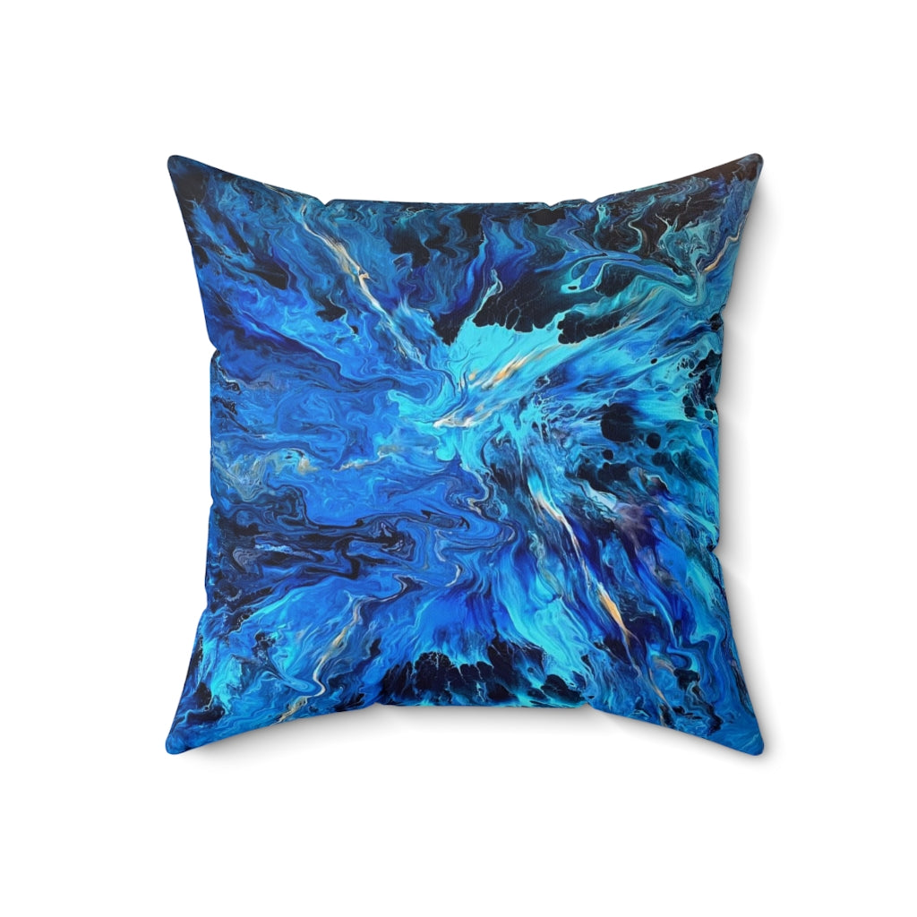 Into the Ocean Spun Polyester Square Pillow