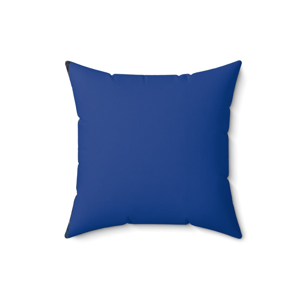 Ocean and Fire Spun Polyester Square Pillow