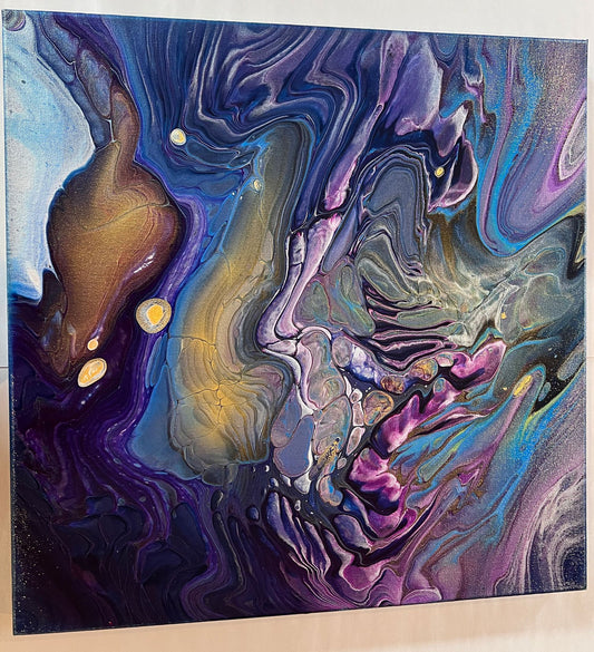 Purple Mountains Majesty - 20x20